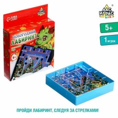 Настольная игра Новогодний лабиринт Made in China
