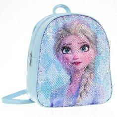 Disney Рюкзак детский с двусторонними пайетками "Эльза и Анна", Холодное сердце