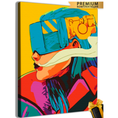 Картины по номерам Поп Арт Киберпанк 40x50