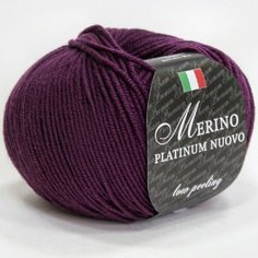 Пряжа Seam Merino platinum nuovo 20 Сеам Мерино платинум ново, 100% мериносовая шерсть экстрафайн супервош, 50 г, 125 м, 1 моток.