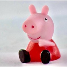 Силиконовая форма для мыла свинка Пеппа 3D, для свечей гипса 1шт 5 х 3,5 х 3см Нет бренда