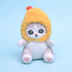 Мягкая игрушка милый кавайный Кот- цыпленок 10 см Котоцып кот-креветка Kidslandiya