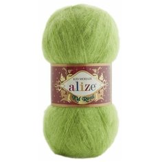 Пряжа Alize Kid Royal mohair - 3 шт, 117 фисташка, 500 м/ 50 г, 62% мохер, 38% полиамид /Ализе кид роял мохер/