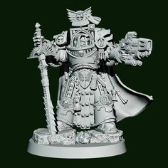 Фигурка Мардук Седрас эскатон Крыла Ужаса Warhammer 40k размер 40мм Нет бренда