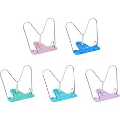 Подставка для книг СТАММ, пастельные цвета, ассорти, (3шт.)