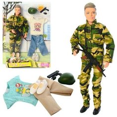 Кукла 8412 Кевин военный с аксесс. Defa Lucy