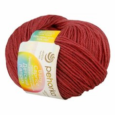 Пряжа Пехорский текстиль Тон 525, Светло-сливовый, 50% мериносовая шерсть, 50% микрофибра, 10 шт по 50 г, 225 м Пехорка