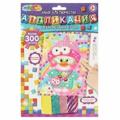 Аппликация «Уточка», мягкая мозаика, 17 × 23 см Multi Art