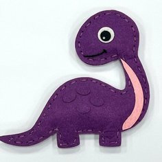 Набор для создания игрушки из фетра «Красивый динозаврик» Школа талантов