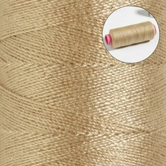 Нитки 40/2 200м 100% полиэстер №451 (фас 10шт цена за шт) песочный коробка АУ 9327429 Арт Узор
