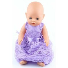 Одежда для кукол 38-41 см Платье Нет бренда