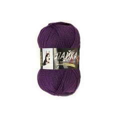 Пряжа Color City Лайка лиловый (231), 75%шерсть меринос/25%шерсть собаки, 300м, 100г, 5шт