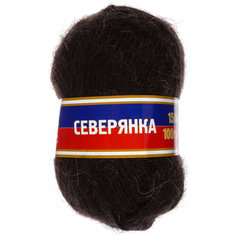 Пряжа Камтекс Северянка черный (3), 65%акрил/30%шерсть/5%верблюжья шерсть, 150м, 100г, 2шт
