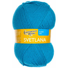 Пряжа Семеновская Svetlana (Светлана ПШ) бирюзово-голубой (290), 50%шерсть/50%акрил, 250м, 100г, 2шт