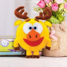 Игрушка из фетра своими руками "Лосяш", смешарики