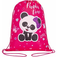 Мешок для обуви пифагор, 1 отделение, 42х34 см, "Panda time", 271601 Комплект : 3 шт.