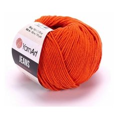 Пряжа Yarnart Jeans 85 рыжий