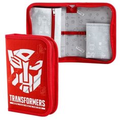Пенал 1 секция откидной карман и космет 140*210 ткань П1с-21 Трансформеры Hasbro