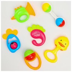 Набор погремушек «Мишка. Счастливый малыш», в боксе Noname