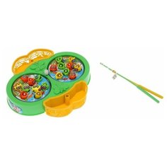 Рыбалка «Бабочка», 18 рыбок, 2 удочки, заводная, микс, в пакете Noname