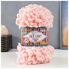 Пряжа "Puffy fine" 100% микрополиэстер 14,5м/100г (639), 1шт Alize