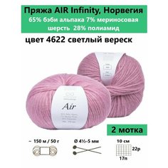 Пряжа для вязания Infinity AIR 4622, 2 мотка