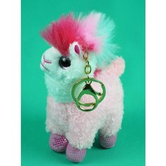 Мягкая игрушка Лама брелок 13 см. АКИМБО КИТ