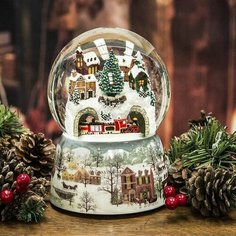 Алмазная мозаика без подрамника 30*30 Зимние воспоминания Нет бренда