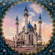 Алмазная мозаика 40*40 "Кул-Шариф" Нет бренда
