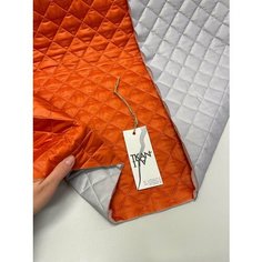 Ткань Двусторонняя курточная принтованная стежка с утеплителем и пропиткой на обеих сторонах, 1 м. Noname