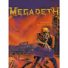Плакат, постер на бумаге Megadeth-Peace sells. /музыкальные/поп исполнитель/артист/поп-звезда/группа. Размер 60 х 84 см