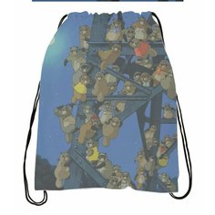 Мешок для обуви Помпоко: Война тануки в период Хейсей, Heisei-era Raccoon Dog War Ponpoko №8 Migom