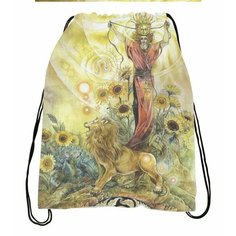 Сумка-мешок для обуви со знаком зодиака Лев №2 Migom