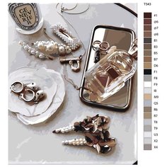 Картина по номерам Т543 "украшения И парфюм" 60x80 Brushes Paints