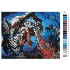 Картина по номерам Y-257 "Игра Worl of Warcraft" 40х50 Brushes Paints