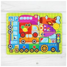 Головоломка «Учим транспорт» Лесная мастерская