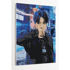 Картина по номерам на стену Jungkook / BTS / K-pop Раскрасим сами