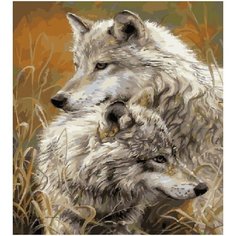 Картина по номерам Под надежной защитой 40х50 см Hobby Home