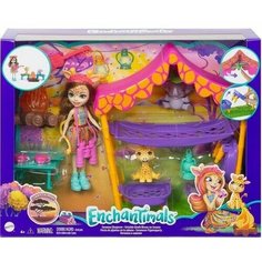 Mattel Enchantimals - Игровой набор "Кемпинг в саванне"