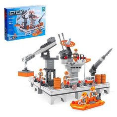 Конструктор Буровая вышка в море, 308 деталей Нет бренда