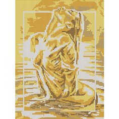 Вышивка бисером картины Девушка 30*38см Светлица