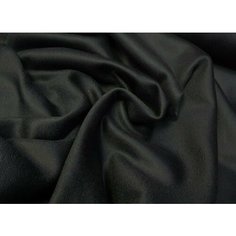 Ткань двухслойный, двусторонний черный кашемир Лоро пиана