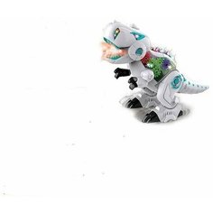 Динозавр игрушка интерактивная на батарейках световые и звуковые эффекты/эффект дыма 40х11х20см Нет бренда