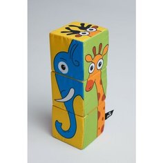 "Мяшечки" игрушка кубики "Дикие животные" Мяшечки М102/ФК