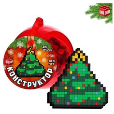 Конструктор в шаре «Елочка», 319 деталей Unicon
