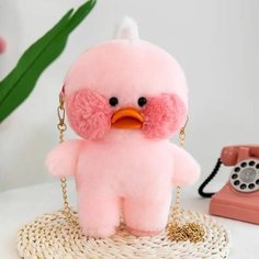 Детская сумочка для девочек Уточка lalafanfan мягкая игрушка