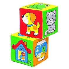 Развивающая игрушка-кубики «Чей домик?» Нет бренда