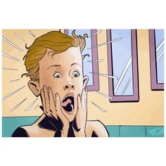 Картина по номерам на холсте Фильм Один дома (Маколей Калкин, Кевин) - 7934 Г 60x40