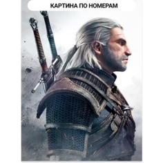 Картина по номерам "Ведьмак" Paintboy