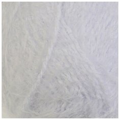 Пряжа "Хлопок травка" 65% хлопок 35% полиамид 220 м/100гр (205 белый) Камтекс